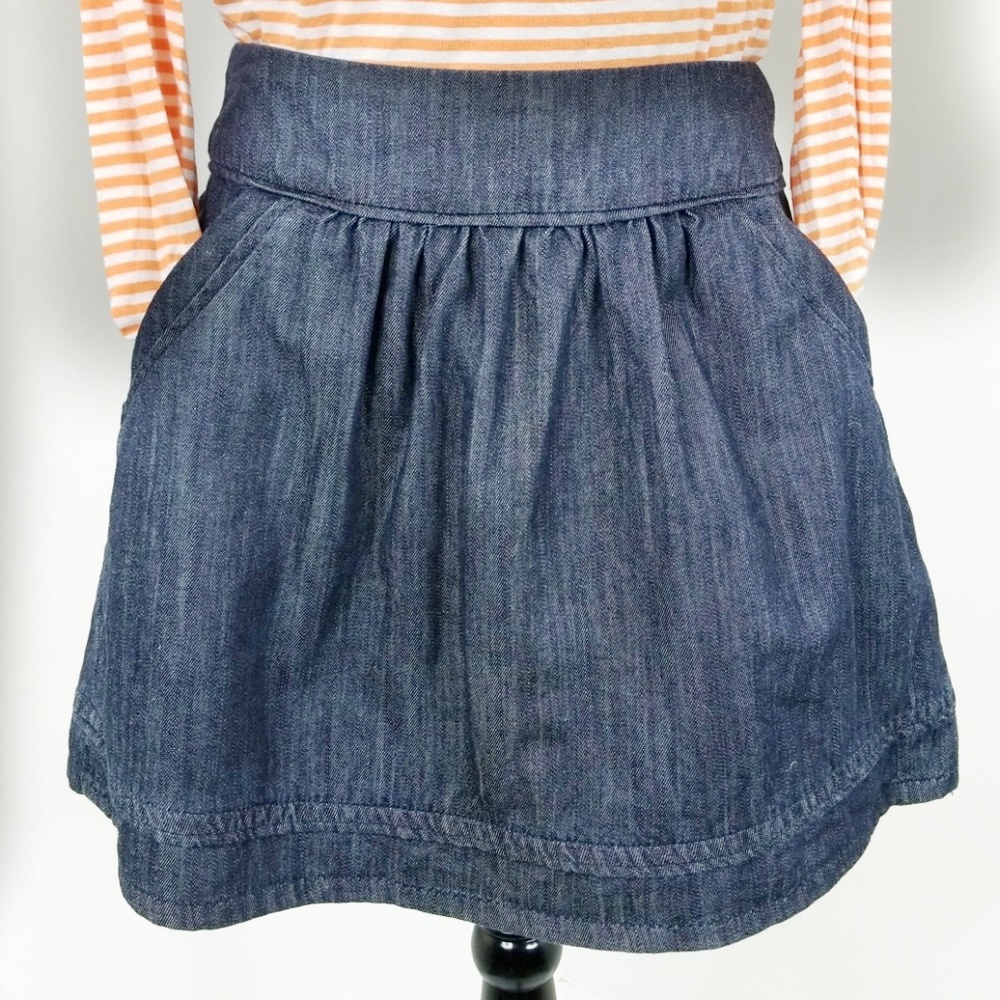 AEO ▪ Mini Jean Skirt, dark enzyme wash, EUC